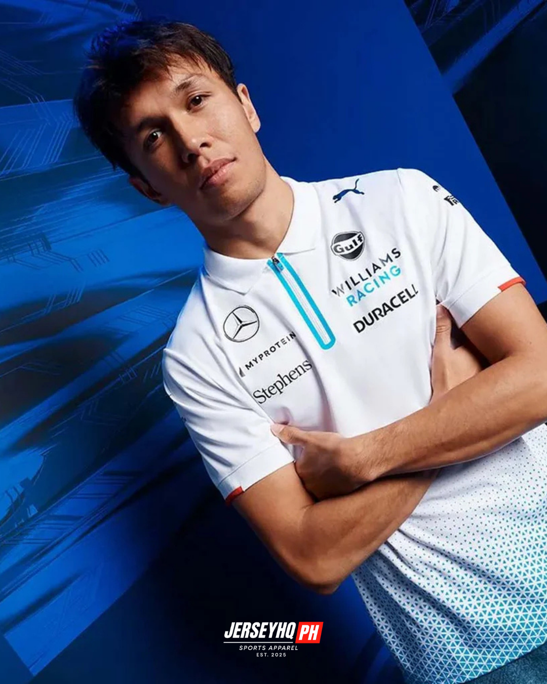 Williams Racing F1 2024 Team Polo - White