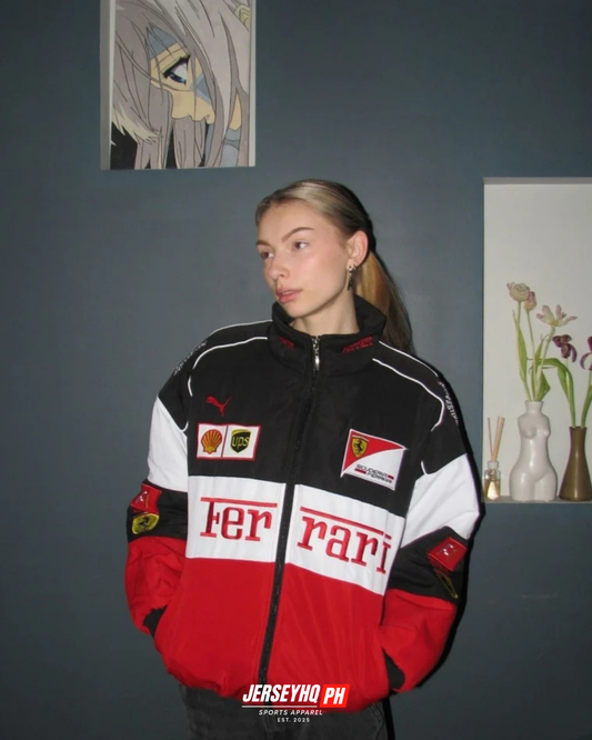 Ferrari Vintage Racing Jacket - White
