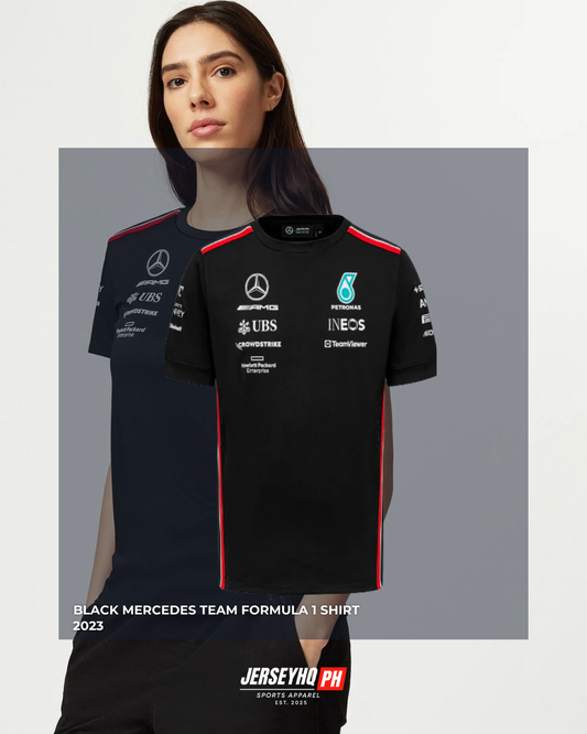 Mercedes AMG Petronas F1 2023 Team T-Shirt - Black