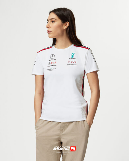 Mercedes AMG Petronas F1 2023 Team T-Shirt - White