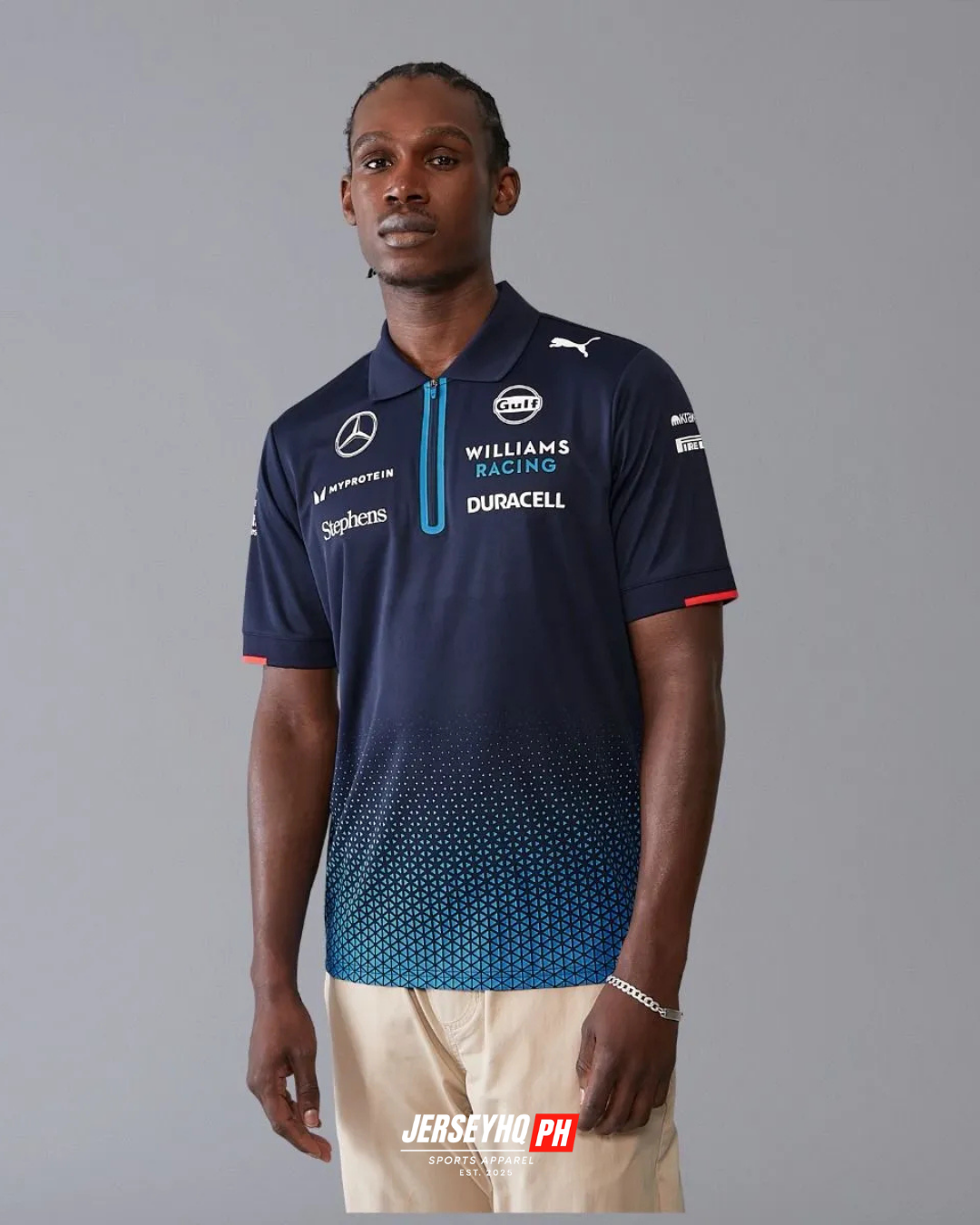 Williams Racing F1 2024 Team Polo - Navy