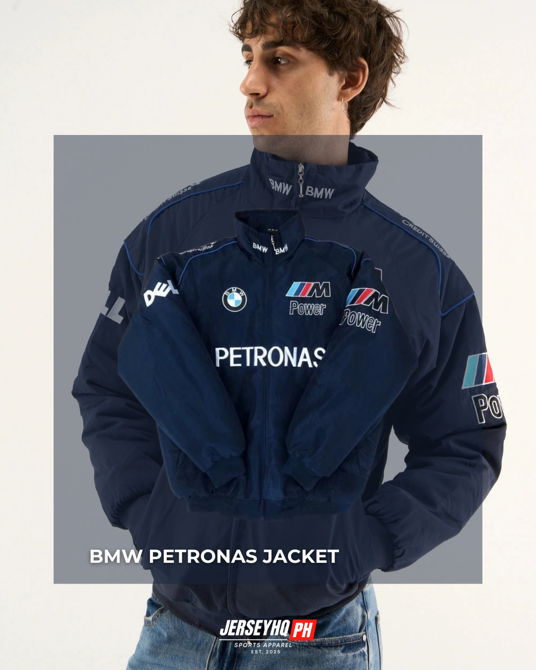 BMW Petronas Vintage Racing Jacket - Blue