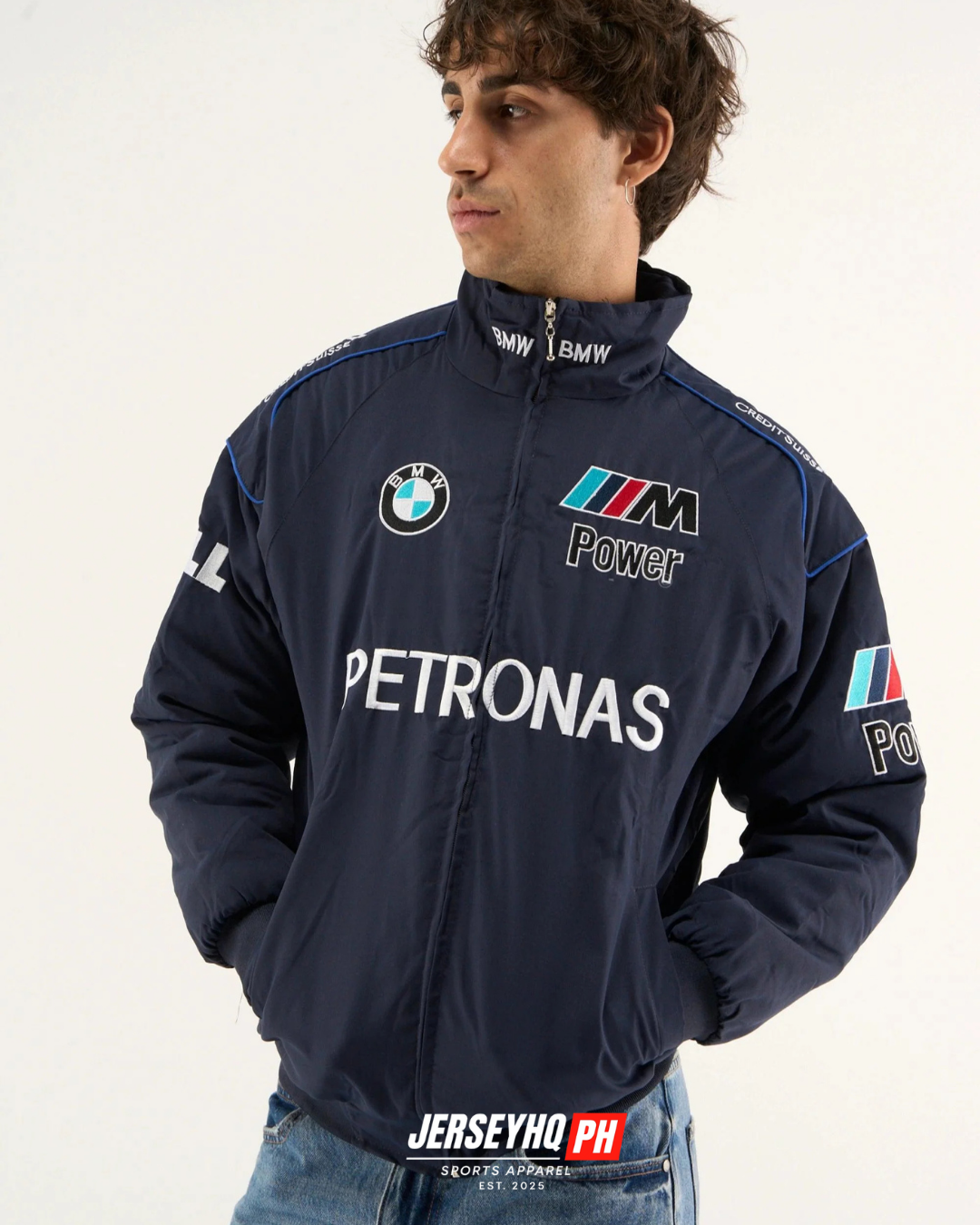 BMW Petronas Vintage Racing Jacket - Blue
