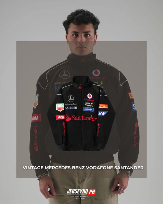Mercedes Vintage Racing Jacket - Black