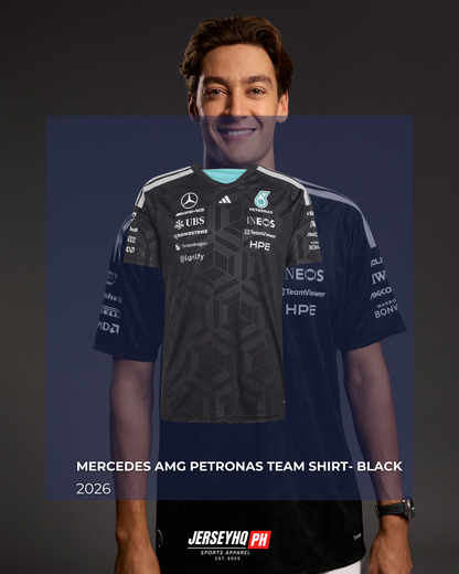 Mercedes AMG Petronas F1 2026 Team T-Shirt - Black