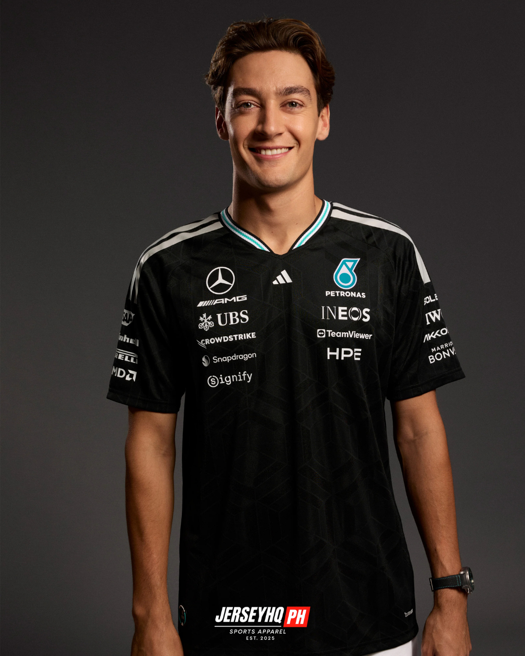 Mercedes AMG Petronas F1 2026 Team T-Shirt - Black