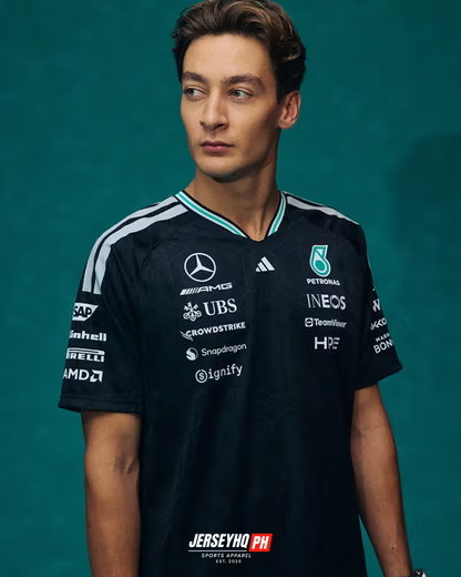 Mercedes AMG Petronas F1 2026 Team T-Shirt - Black