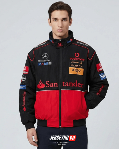 Mercedes Vintage Racing Jacket - Red