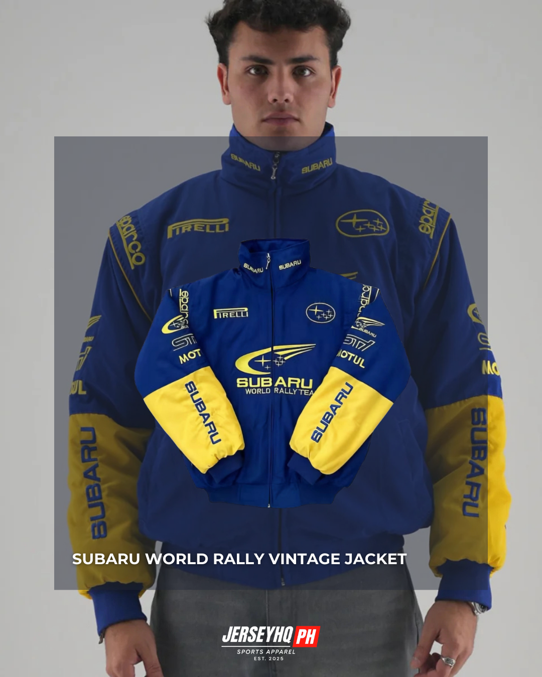 Subaru Vintage Racing Jacket - Blue