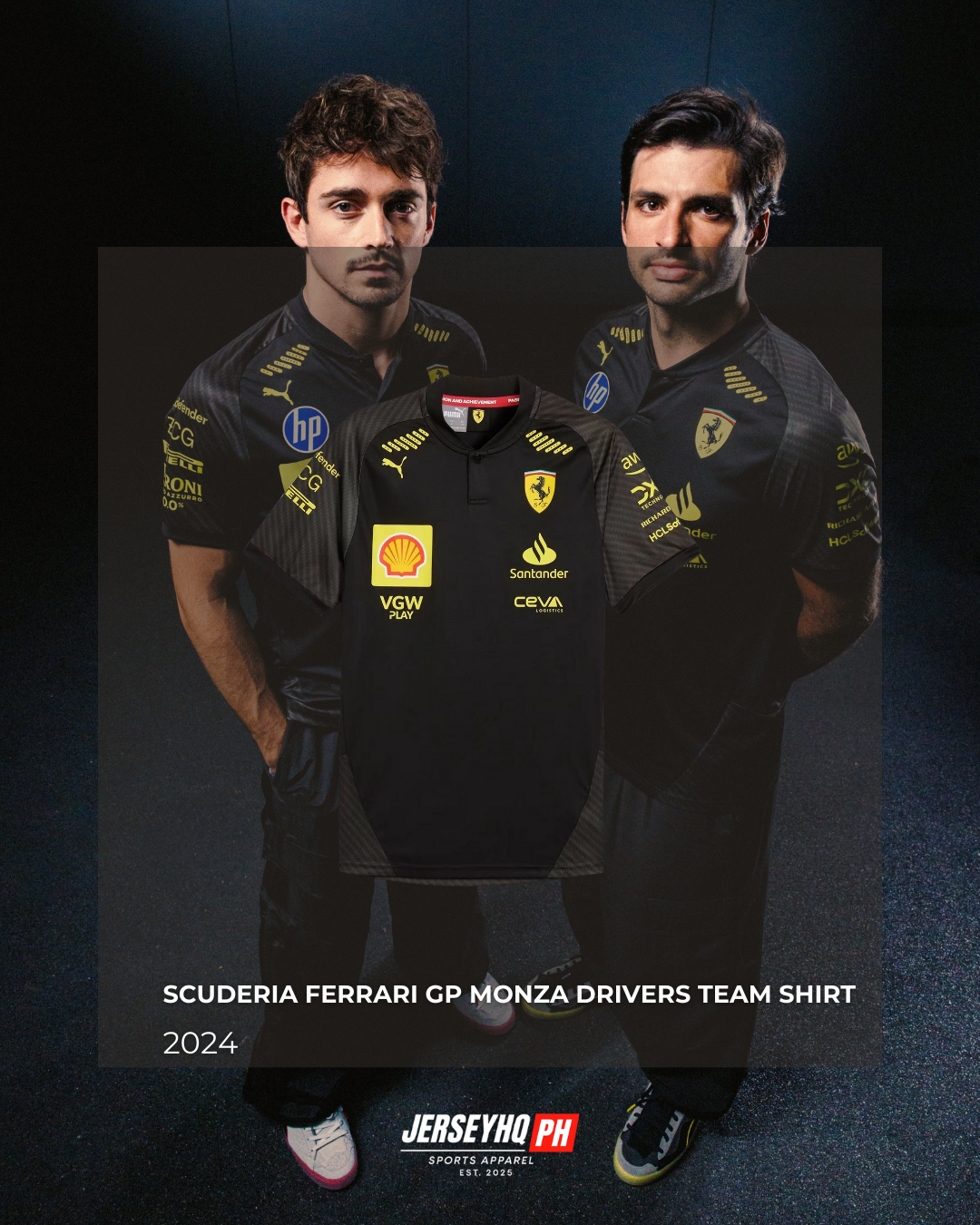 Scuderia Ferrari GP Monza 2024 Drivers Team Shirt