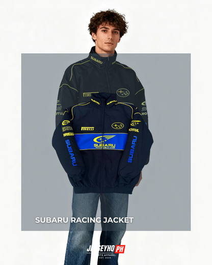 Subaru Vintage Racing Jacket - Black