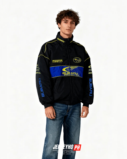 Subaru Vintage Racing Jacket - Black