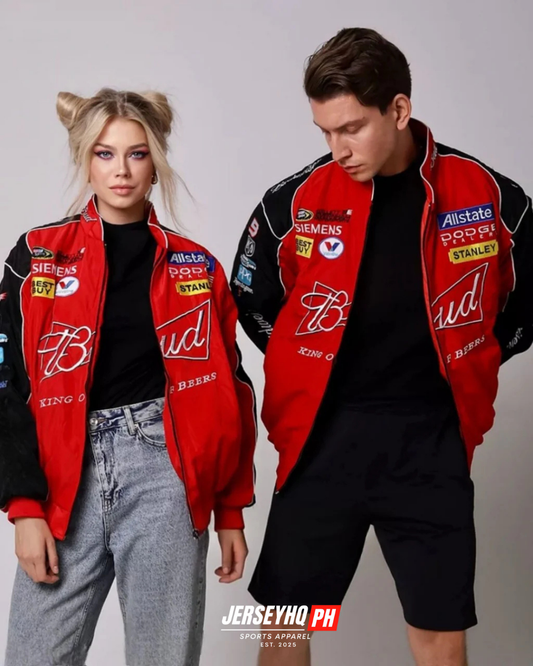 Budweiser Vintage Racing Jacket - Red