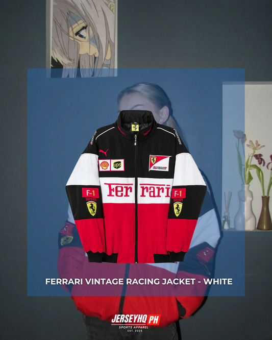 Ferrari Vintage Racing Jacket - White