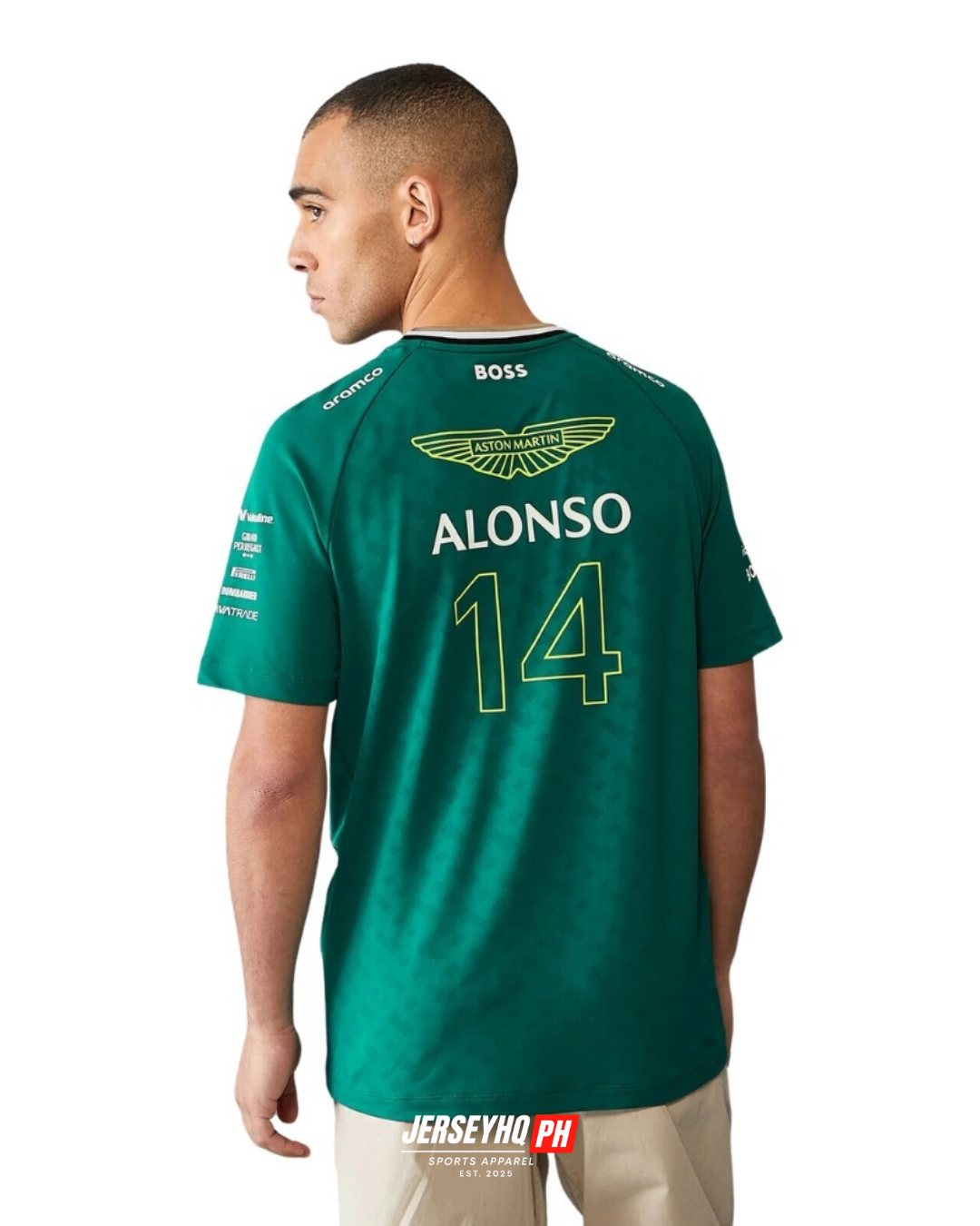 Aston Martin F1 Team 2025 Fernando Alonso Driver T-shirt