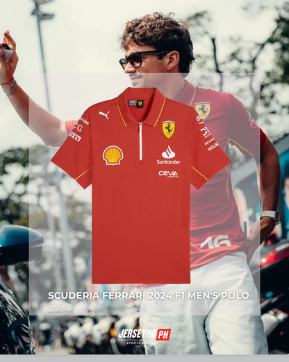 Scuderia Ferrari 2024 F1 Men's Polo
