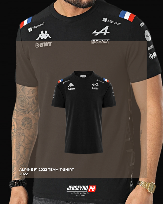 Alpine F1 2022 Team T-Shirt - Black