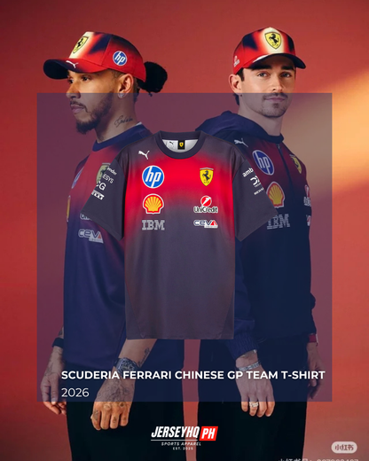 Scuderia Ferrari Chinese GP 2026 Team Shirt
